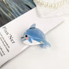 Handmade Acetic Acid Cartoon Ocean Animals Hair Clips For Women
