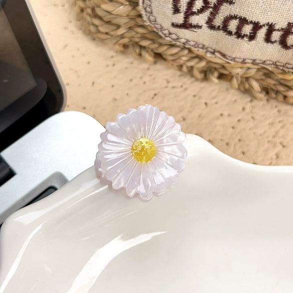 Handmade Acetic Acid Flower Hair Clips For Women Sunflower And Daisy Styles