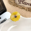 Handmade Acetic Acid Flower Hair Clips For Women Sunflower And Daisy Styles