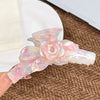 Handmade Acetic Acid Three Dimensional Flower Hair Clip For Women
