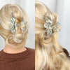 Handmade Acetic Acid Three Dimensional Flower Hair Clip For Women