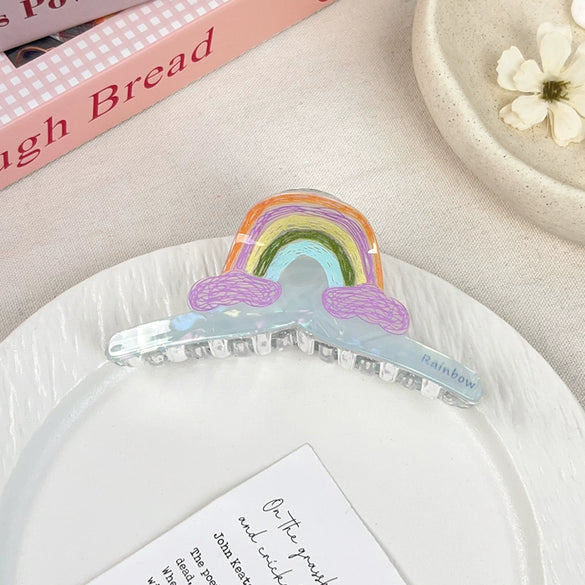 Handmade Acrylic And Resin Cute Flower Hairpins For Women