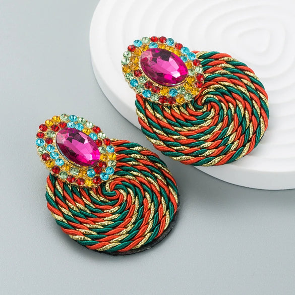Handmade Alloy Geometric Style Cartoon Earrings