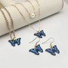 Handmade Alloy Imitation Pearl Electroplated Women's High End Fashion Jewelry Necklace And Earrings Set