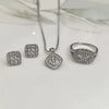 Handmade Alloy Imitation Pearl Electroplated Women's High End Fashion Jewelry Necklace And Earrings Set
