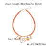 Handmade Animal Zodiac Alloy And Zinc Alloy Conch Coral Beaded Necklace For Women