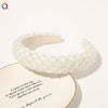 Handmade Baroque Crystal Beaded Spongepadded Wide Headband For Women Decorative Hair Accessory Wholesale
