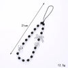 Handmade Beaded Bow Love Phone Chain Phone Case Keychain Lanyard Drop Resistant Chain Ornaments