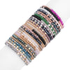 Handmade Beaded Crystal Women's Geometric Acrylic Bead Bracelet