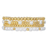 Handmade Beaded Elastic Anklet Bracelet Pearl Ccb Shell Geometric Fivepointed Star Disc Style