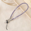 Handmade Beaded Mobile Phone Chain With Love Water Drops Bells Rhinestone Jewelry Pendant For Women