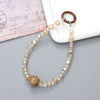 Handmade Beaded Mobile Phone Chain With Love Water Drops Bells Rhinestone Jewelry Pendant For Women