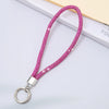 Handmade Beaded Mobile Phone Chain With Love Water Drops Bells Rhinestone Jewelry Pendant For Women