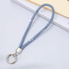 Handmade Beaded Mobile Phone Chain With Love Water Drops Bells Rhinestone Jewelry Pendant For Women