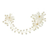 Handmade Beaded Pearl Flower Headband For Women's Bridal Headwear