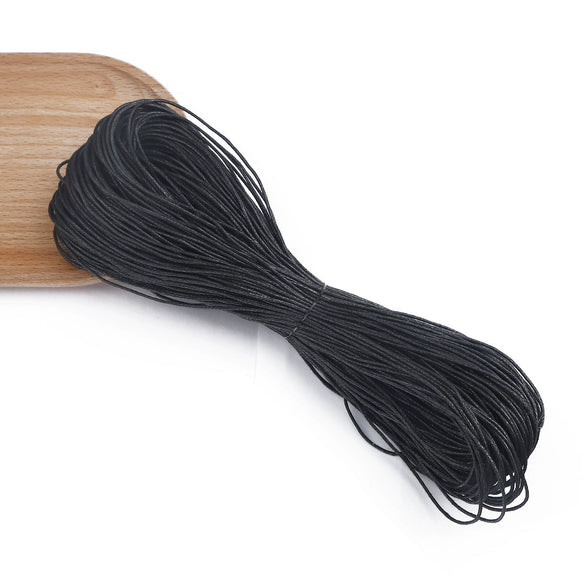 Handmade Braided Cotton Wax String Beaded Buddha Beads Bracelet Necklace Material