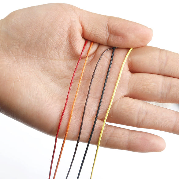 Handmade Braided Cotton Wax String Beaded Buddha Beads Bracelet Necklace Material