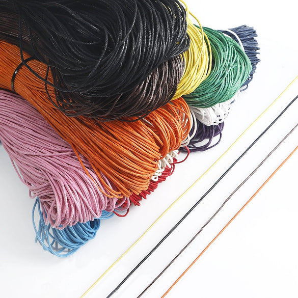 Handmade Braided Cotton Wax String Beaded Buddha Beads Bracelet Necklace Material