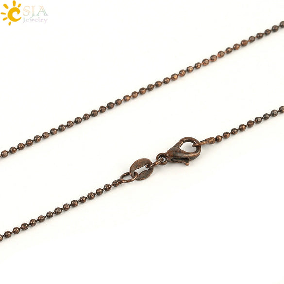 Handmade Bronze Plated Alloy Tree Pendant Necklace With Amethyst Crystal And Ball Chain For Women Minimalist Wound Flower Jewelry