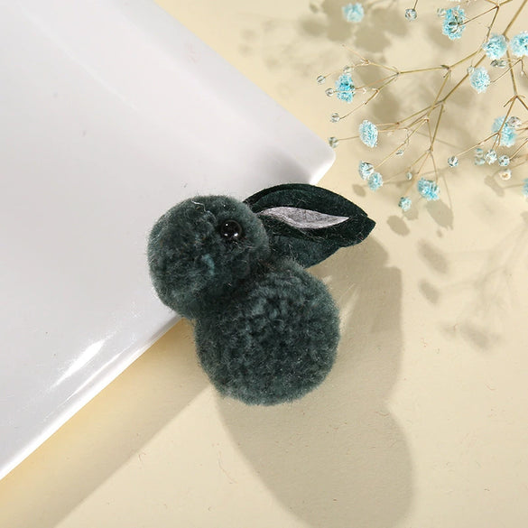 Handmade Cartoon Wool Rabbit Children's Hair Accessories