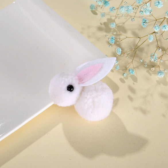 Handmade Cartoon Wool Rabbit Children's Hair Accessories