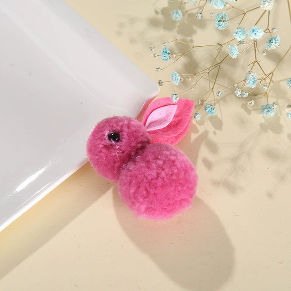 Handmade Cartoon Wool Rabbit Children's Hair Accessories