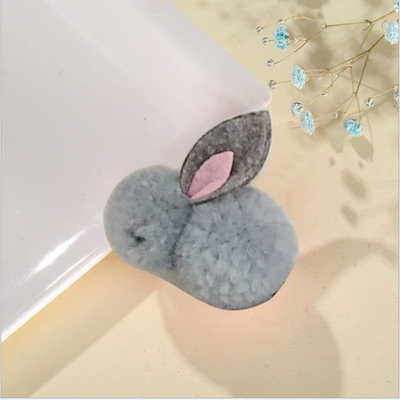 Handmade Cartoon Wool Rabbit Children's Hair Accessories