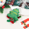Handmade Christmas Deer Velvet Hair Scrunchie High Elastic Fabric Hair Tie For Festive Hairstyles