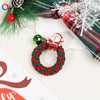 Handmade Christmas Deer Velvet Hair Scrunchie High Elastic Fabric Hair Tie For Festive Hairstyles