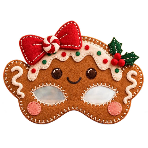 Handmade Christmas Santa Claus Felt Masks In Cloth With Modern Minimalist Headdress Design For Festive Costume Accessories