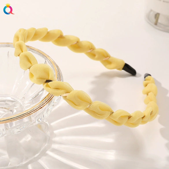 Handmade Cloth And Iron Headband Hair Accessories For Women