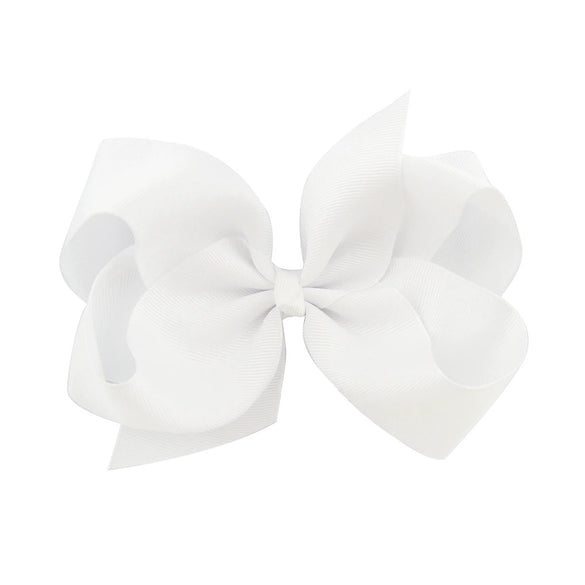 Handmade Cloth Bow Duckbill Hair Clip For Children Plaid Pattern Candy Color Warped Flower Hairpin Headdress