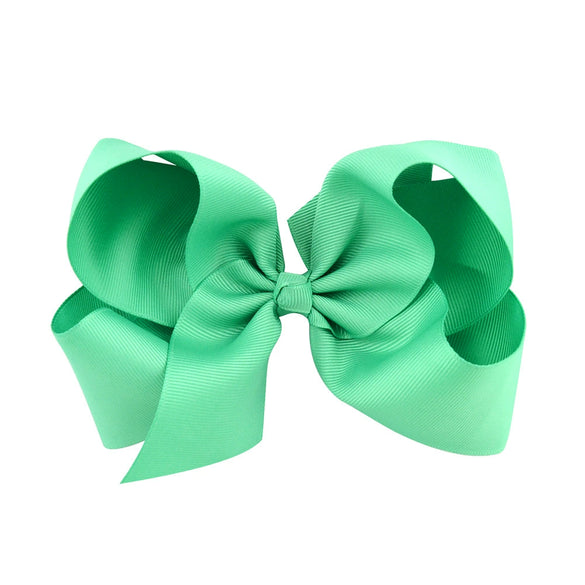 Handmade Cloth Bow Duckbill Hair Clip For Children Plaid Pattern Candy Color Warped Flower Hairpin Headdress