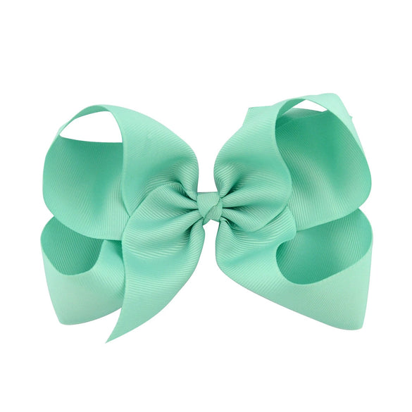 Handmade Cloth Bow Duckbill Hair Clip For Children Plaid Pattern Candy Color Warped Flower Hairpin Headdress