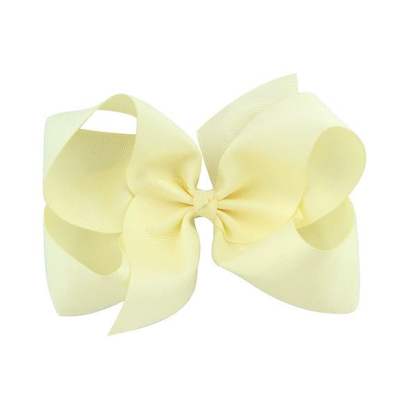 Handmade Cloth Bow Duckbill Hair Clip For Children Plaid Pattern Candy Color Warped Flower Hairpin Headdress