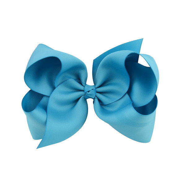 Handmade Cloth Bow Duckbill Hair Clip For Children Plaid Pattern Candy Color Warped Flower Hairpin Headdress