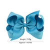 Handmade Cloth Bow Duckbill Hair Clip For Children Plaid Pattern Candy Color Warped Flower Hairpin Headdress