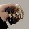 Handmade Cloth Handwoven Braided Hair Tie Hairband With High Elasticity