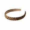 Handmade Cloth Headband With Zebra And Leopard Prints For Women