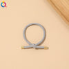 Handmade Cloth Knotted Hair Tie High Elastic Rubber Band Simple Hair Accessory For Women