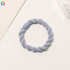 Handmade Cloth Knotted Hair Tie High Elastic Rubber Band Simple Hair Accessory For Women