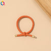 Handmade Cloth Knotted Hair Tie High Elastic Rubber Band Simple Hair Accessory For Women