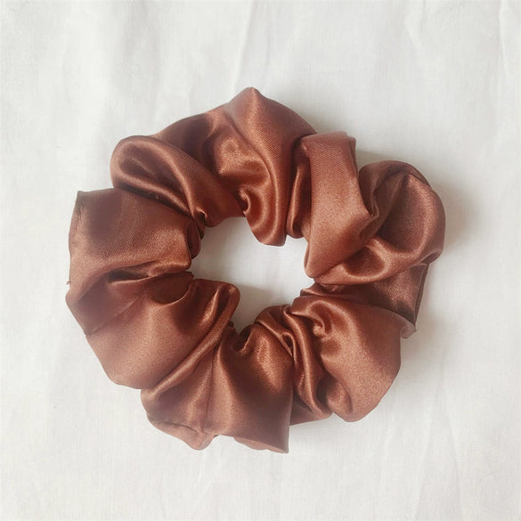 Handmade Cloth Large Intestine Hair Ring Solid Color All Match Elastic Hair Accessories