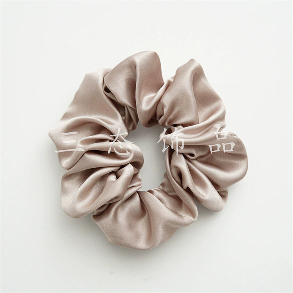 Handmade Cloth Large Intestine Hair Ring Solid Color All Match Elastic Hair Accessories