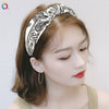 Handmade Cloth Retro Baroque Cashew Flower Women's Headband For Yoga Hair Accessories