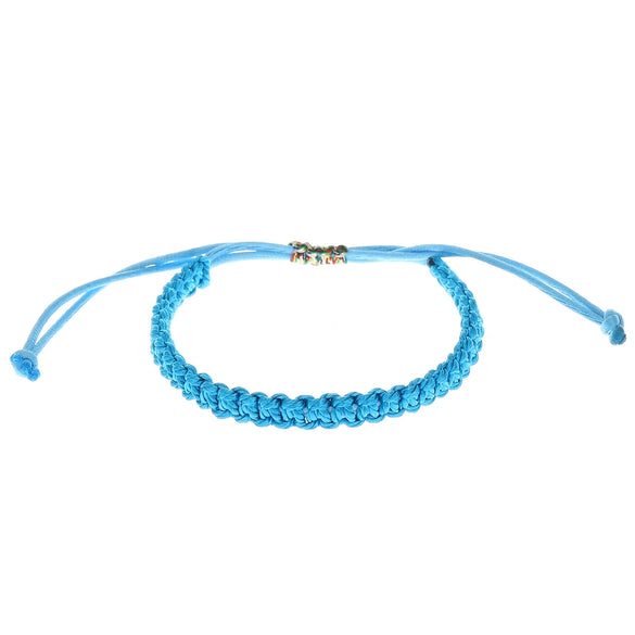 Handmade Color Rope Women's Bracelet With Rainbow Color And Handwoven Design