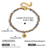 Handmade Colorful Braided Rope Stainless Steel Bracelet With Animal Zodiac Pendant Electroplated Highend Jewelry