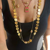 Handmade Copper Geometric Light Luxury Style Necklace