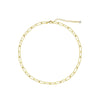 Handmade Copper Plated Real Gold Geometric Style Women's Retro Necklace Jewelry Wholesale
