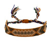 Handmade Cord Bracelet With Rhombus Pattern Ethnic Retro Bohemian Style For Women